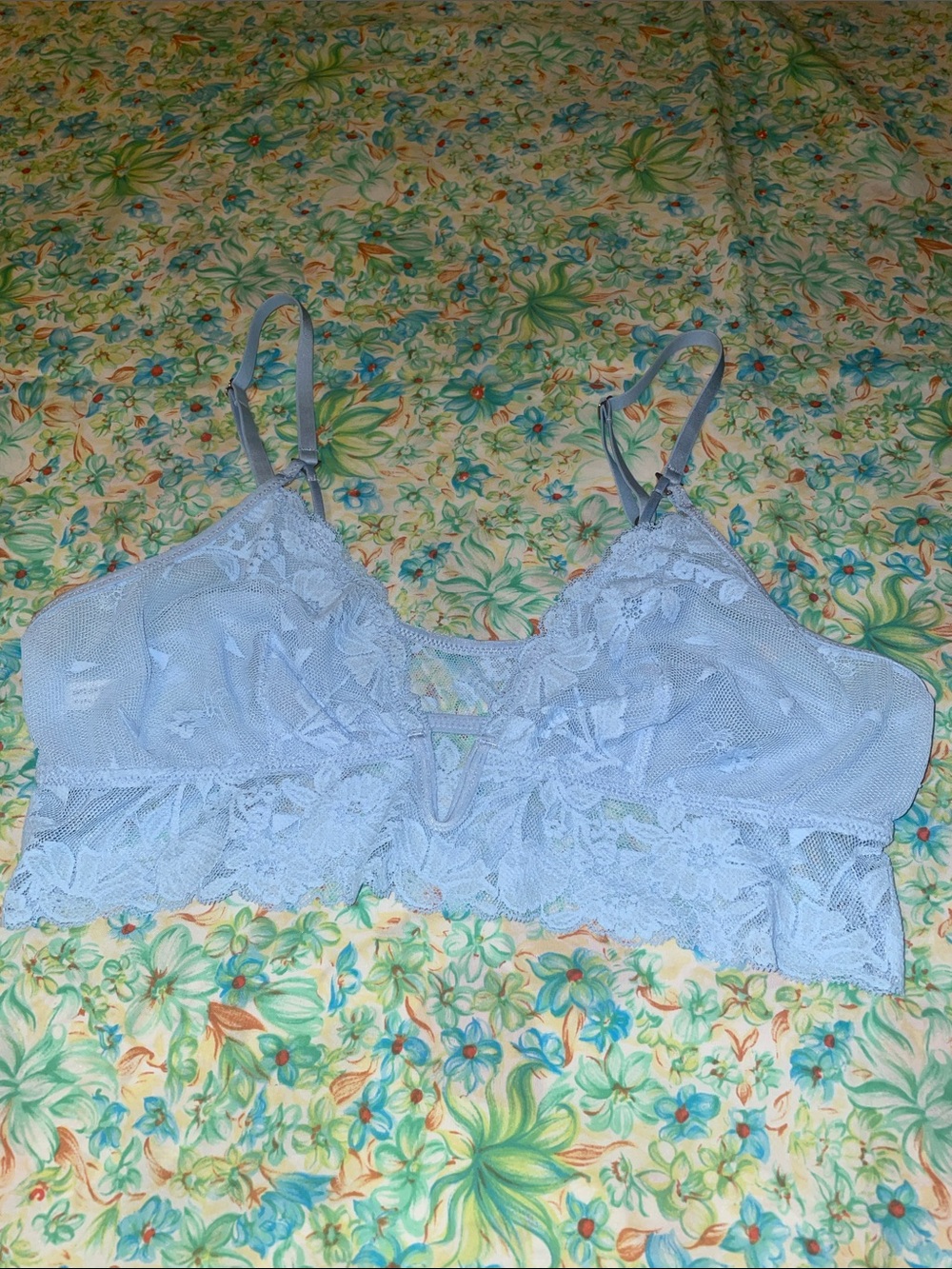 Super sexy blue dainty aerie bra (m)